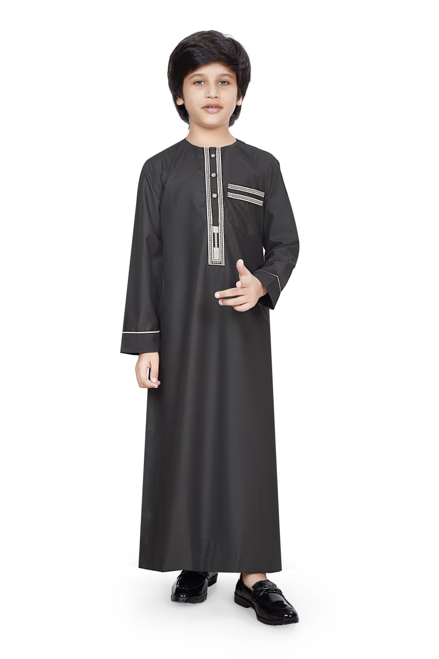 Dark Grey Boys Thobe
