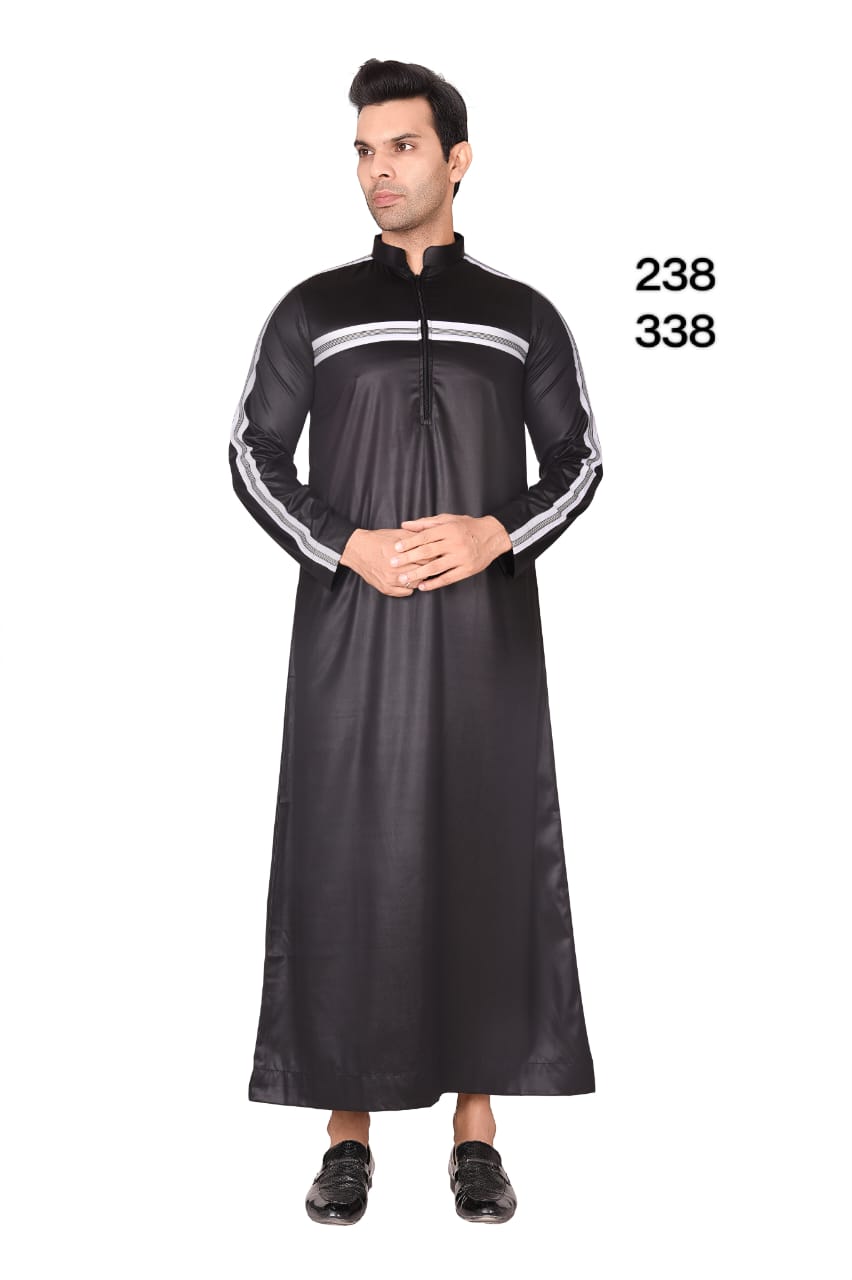 Black Stripe Thobe